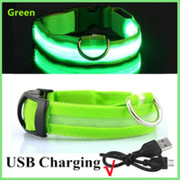 GlowPaw Collar™ Adjustable LED Pet Collar