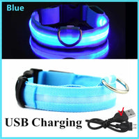 GlowPaw Collar™ Adjustable LED Pet Collar