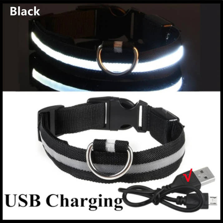 GlowPaw Collar™ Adjustable LED Pet Collar