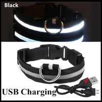 GlowPaw Collar™ Adjustable LED Pet Collar