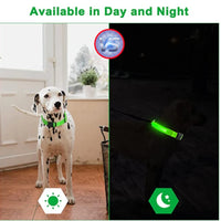 GlowPaw Collar™ Adjustable LED Pet Collar